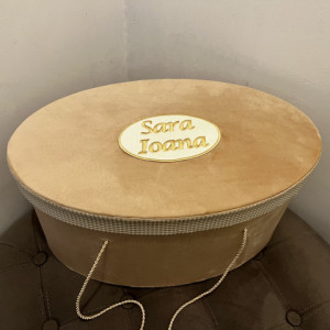 Cutie trusou botez Sara