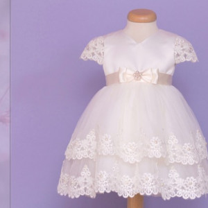 Rochie botez Pretty White Lady