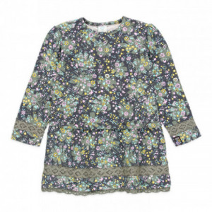 Rochie verde floral Boboli 425023