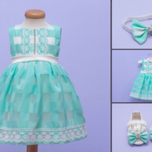 Set botez 3 piese Sweet Mint Chip