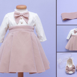 Set botez 3 piese Velvet Winter
