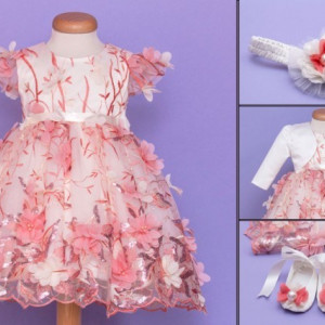 Set botez Touch of Flowers