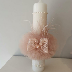 Lumanare botez Precious Bow