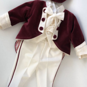 Costum baieti botez tip printisor Ianis