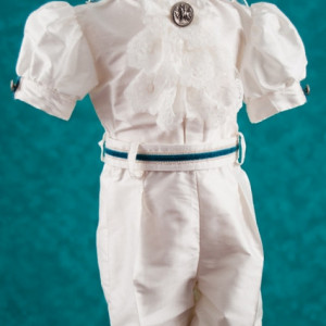 Costumas botez baieti Baby Blue