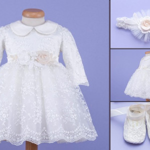 Set botez 3 piese Celeste