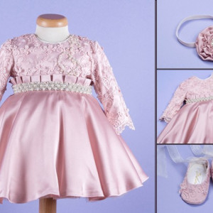 Set botez 3 piese Rose Tiffany