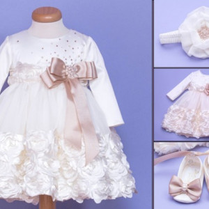 Set botez Snow Rose