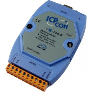 Convertor serial industrial RS232 la RS485 cu izolație optică de 3 KV pe interfața RS485, ICPDAS I-7520R CR