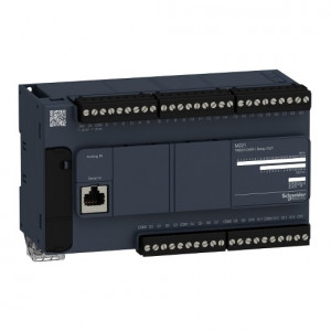 PLC SCHNEIDER ELECTRIC TM221C40R, 24DI/16DO, iesiri releu, port serial (RJ45), alimentare 100 - 240 VAC