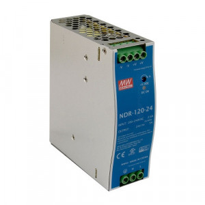 Sursa de alimentare MEAN WELL NDR-120-24, iesire 24V, 5A, 120W, montaj pe șină DIN