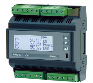 Contor trifazat SMART LUMEL NR30IoT, memorie interna 8GB, ETHERNET, MODBUS, MQTT, măsurare directă până la 63A