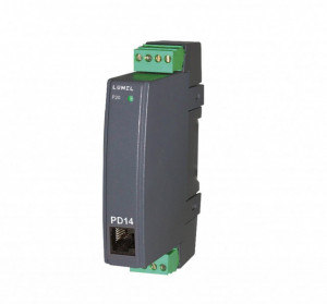 Traductor LUMEL P20, intrare sondă PT100, domeniu măsurare temperatură -200 - 200°C, ieșire 4 - 20 mA, alimentare 85-253 VAC/DC