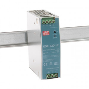 Sursa de alimentare MEAN WELL EDR-75-12, iesire 12V, 6.3A, 75.6W, montaj pe sina DIN