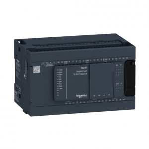 PLC SCHNEIDER ELECTRIC TM241C24T, 14DI/10DO, iesiri tranzistor, port serial (RJ45), alimentare 24 VDC
