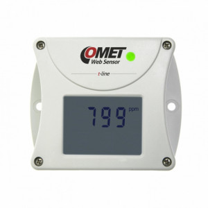 Senzor Web concentratie CO2 cu montaj pe perete, ETHERNET, IP65, Comet T5540