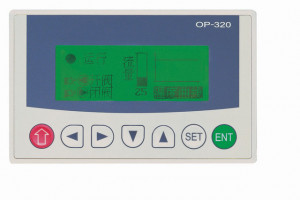 Afisaj LCD industrial 3.7", monocrom, 7 taste, RS232/RS485, XINJE OP320-S