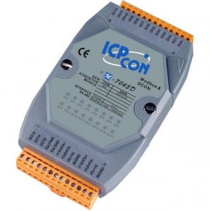 Modul 16 iesiri OC ICPDAS M-7045D-G, RS485, Modbus RTU