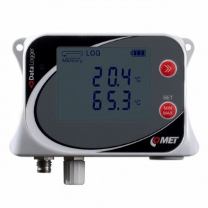 Modul 2 intrari PT1000 cu data logger de 500 000 înregistrări Comet U0121, grad de protecție IP67