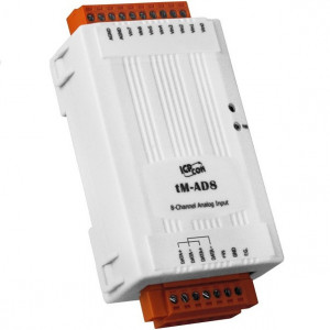 Modul 8 intrari analogice in tensiune ICPDAS TM-AD8, RS485, Modbus RTU