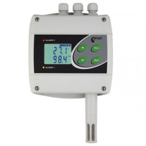 Regulator de temperatură și umiditate Comet H3020, sondă 75 mm, 2 ieșiri în releu