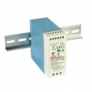 Sursa de alimentare MEAN WELL MDR-60-24, iesire 24V, 2.5A, 60W, montaj pe sina DIN