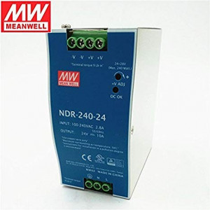 Sursa de alimentare MEAN WELL NDR-240-24, iesire 24V, 10A, 240W, montaj pe sina DIN