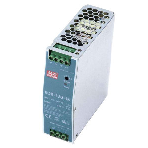 Sursa de alimentare MEAN WELL EDR-120-48, iesire 48V, 2.5A, 120W, montaj pe sina DIN