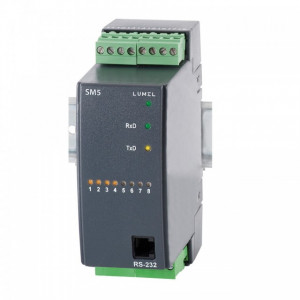 Modul 8 intrari digitale LUMEL SM5, Modbus RTU si ASCII, RS485/RS232