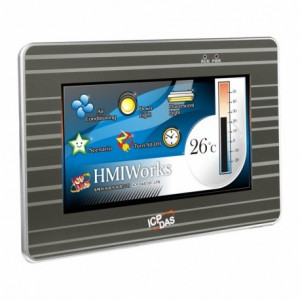 PLC cu HMI ICPDAS VPD-173N, touch screen 7", Ethernet, extensie I/O, RS485/RS232