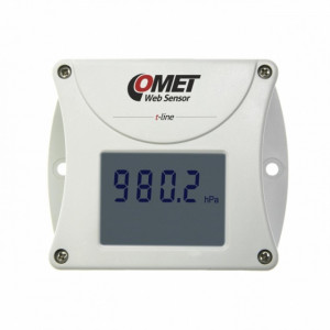 Barometru Ethernet COMET T2514, protocol Modbus TCP, afisaj local