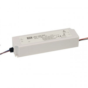 Sursa de alimentare de exterior MEAN WELL LPC-100-500, protectie IP67, iesire 100 - 200VDC, 0.5A, 100W
