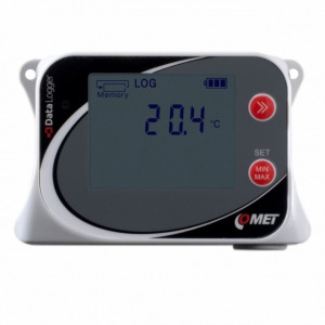 Data logger temperatură Comet U0110 cu senzor integrat, până la 500000 înregistrări, IP67