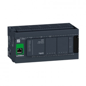 PLC SCHNEIDER ELECTRIC TM241CE40T, 24DI/16DO, iesiri tranzistor, Ethernet, port serial (RJ45), alimentare 24 VDC