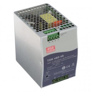 Sursa de alimentare MEAN WELL TDR-480-48, intrare trifazata sau monofazata, iesire 48V, 10A, 480W, montaj pe sina DIN