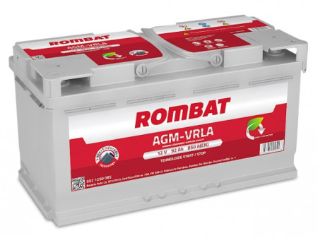 Poze Acumulator Auto Rombat AGM 12V 92Ah