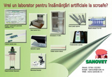 Laborator complet pentru insamantari artificiale la suine