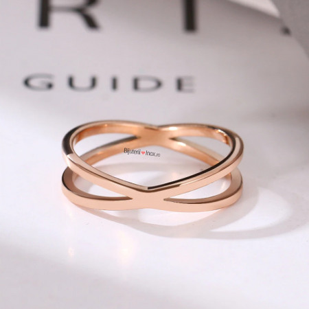 Inel inox - ROSE - IND1142