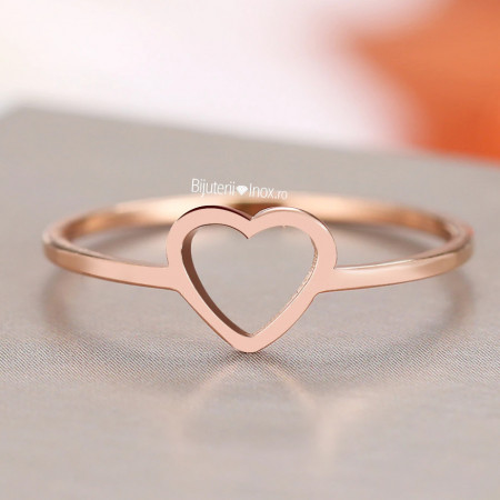 Inel inox - ROSE - IND1108