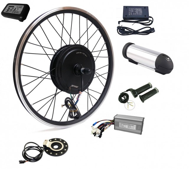 Bicycle electric engine kit 36v 500w (front wheel) Batery 10A included