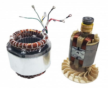 Статор и ротор за генератор 2 - 5 kw (Gx 160, 168F и тн) Мед (трифазна)