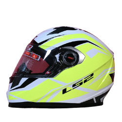 Casca moto LS2 FF-358 (Verde neon-Alb) XL