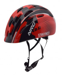 Casca bicicleta copii Awina S (rosu-negru)