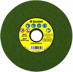 Disc abraziv pentru aparat de ascutit lant drujba 145x 3.2 x 22.2mm Tecomec (verde)