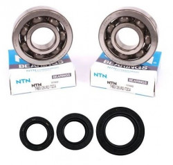 Set rulmenti + simeringuri ambielaj scuter Yamaha / Mbk / Malaguti NTN (Made in Japan)