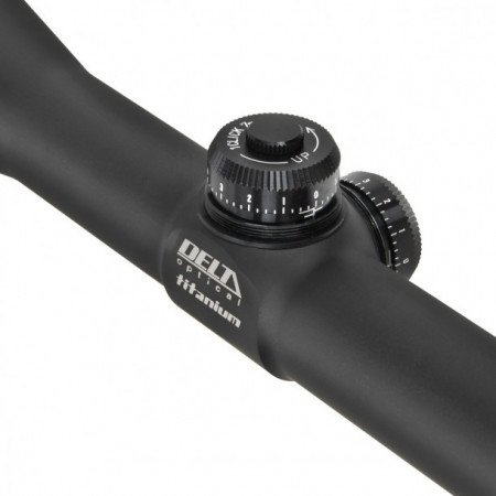Luneta Delta TITANIUM 4-16x42 AO cu reticul MilDot si tub de 25,4mm recomandat pentru caibru mic (max 4000J)