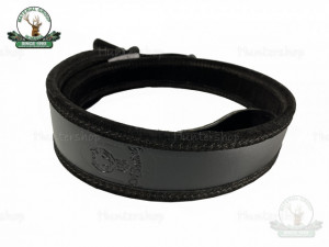 Curea arma piele maro sau negru captusit velur Latimea 50mm - Hunting - Luxory