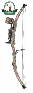 ARC BIGNAMI - FireFox - CB 3 Camo 28" 65# cu scripete si husa
