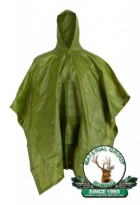 Pelerina vanator de ploaie verde Poncho