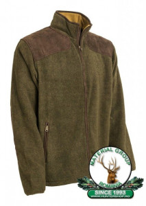 Geaca vanator supersoft fleece verzui maroniu